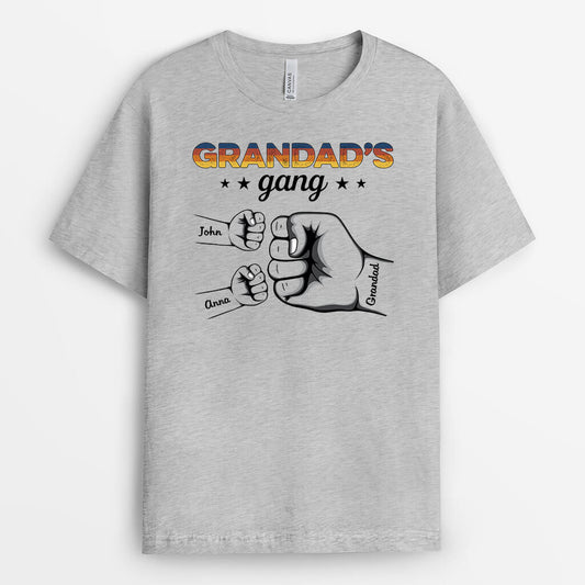 1540AUK2 personalised daddys gang t shirt