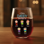 1551IUS1 personalized stemless wine glasses gifts for dad mom 1551I