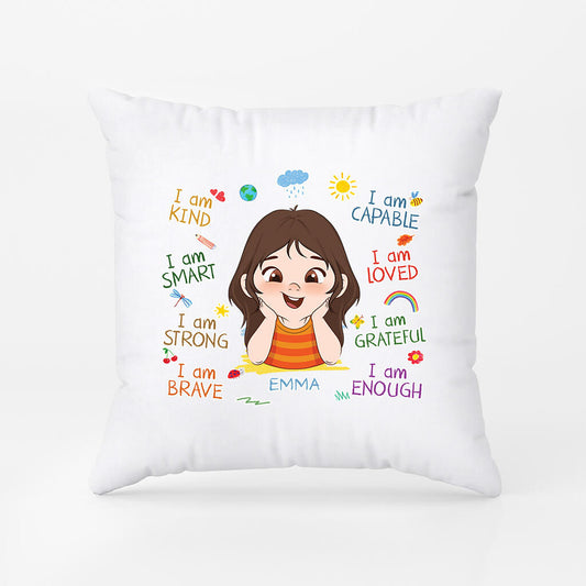 1552PUK1 personalised i am the smartest grandkid pillow