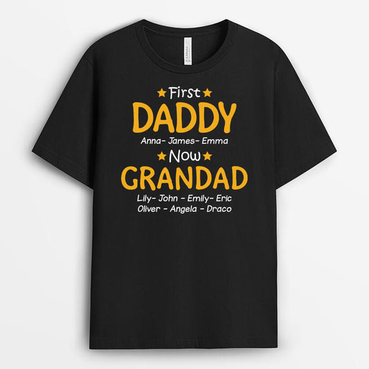 1553AUK2 personalised gift for father grandpa shirt t shirt