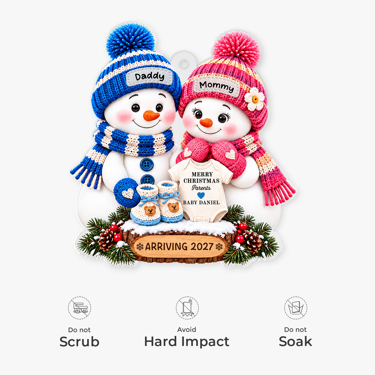 15824OA ProAcrylicOrnament CouUS RnDNone IdeAn NicMom