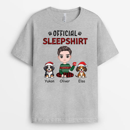 1609AUK1 personalised official sleepshirt t shirt