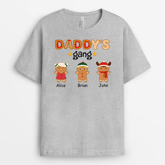 1619AUK1 personalised grandpas gang t shirt