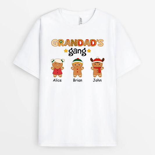 1619AUK2 personalised grandpas gang t shirt