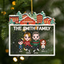 1631OUS1 personalized the family houses ornament