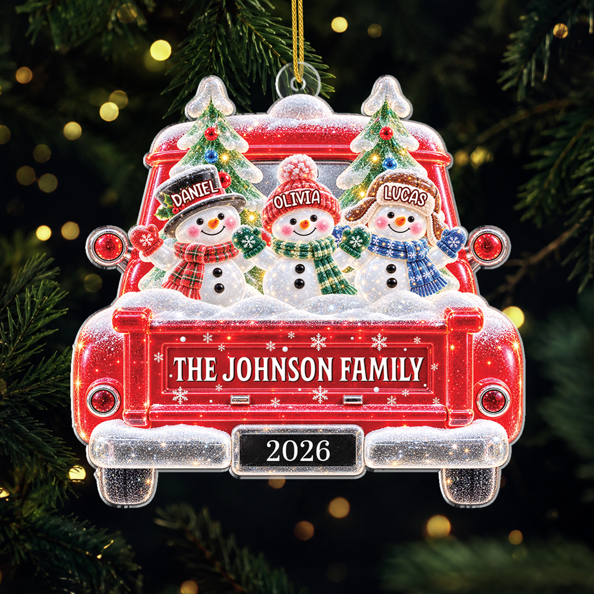 16487ON ProAcrylicOrnament CouUS RnDNone IdeNgoc NicFamily