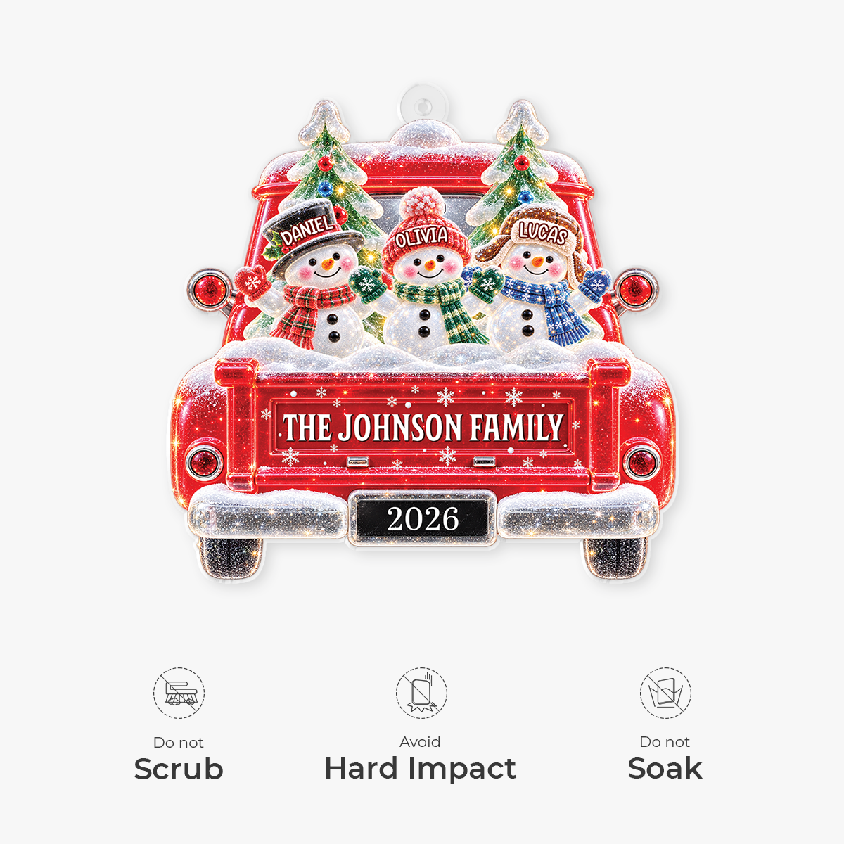 16487ON ProAcrylicOrnament CouUS RnDNone IdeNgoc NicFamily