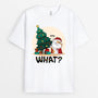 1649AUS1 personalized cat what christmas tree t shirt