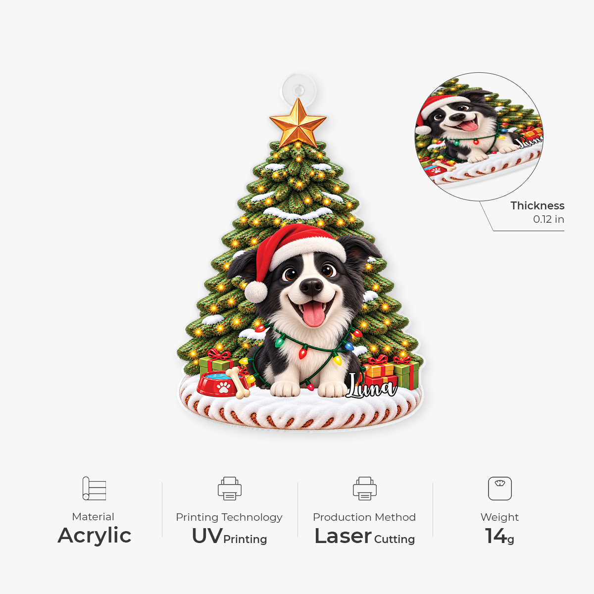 16535OH ProAcrylicOrnament CouUS RnDNone IdeHa NicSOS