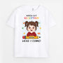 1659AUK1 personalised watch out reception kid t shirt