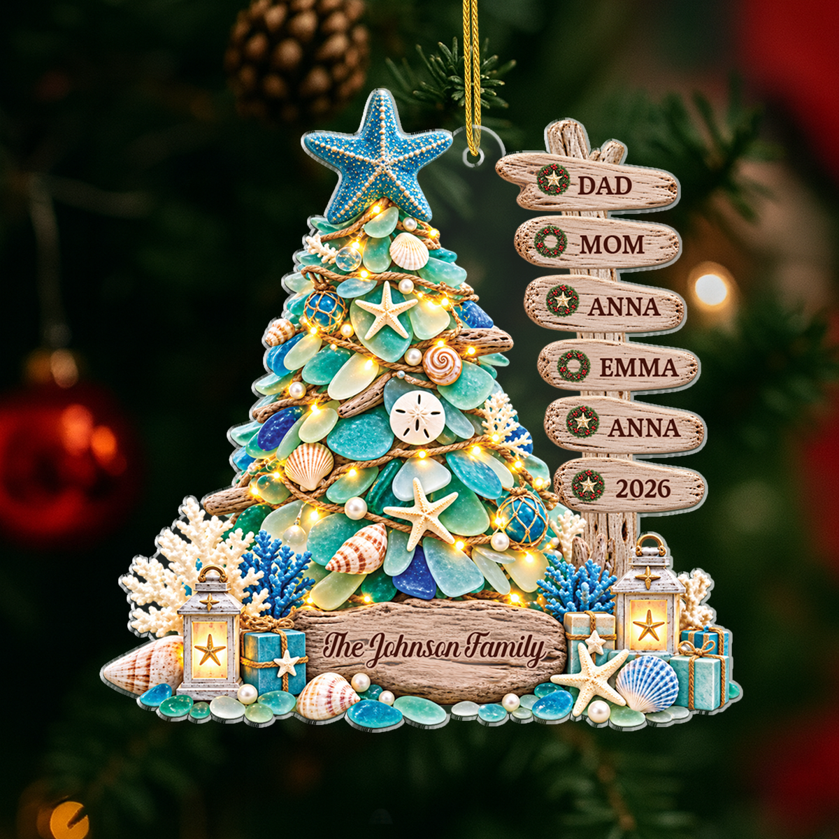 16739ON ProAcrylicOrnament CouUS RnDNone IdeNgoc NicFamily