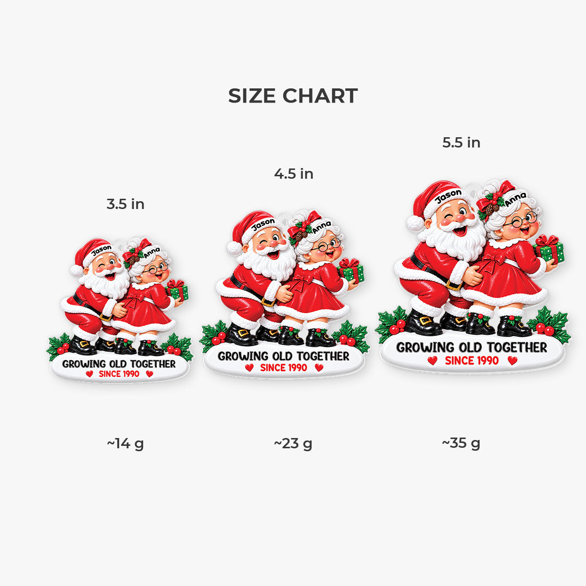 17069O8 ProAcrylicOrnament CouUS RnDNone IdeTNgo NicDTNew