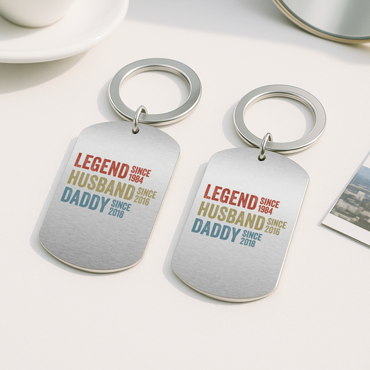 1732JUS2 personalized gifts for grandpa legend since metal keychain 1732J_7e07fafa 5cb9 42fe 9538 52b6facd68b0