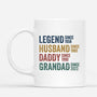 1732MUK1 personalised legend husband daddy and papa since white mug_92a99df7 003b 4bca 9e05 9f39e0fc4c8b