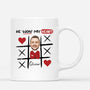 1740MUK1 personalised he she you just won my heart mug