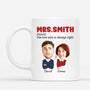 1741MUK3 personalised definition of husband and wife mug
