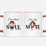 1750MUK1 personalised soul mate im hers his mug
