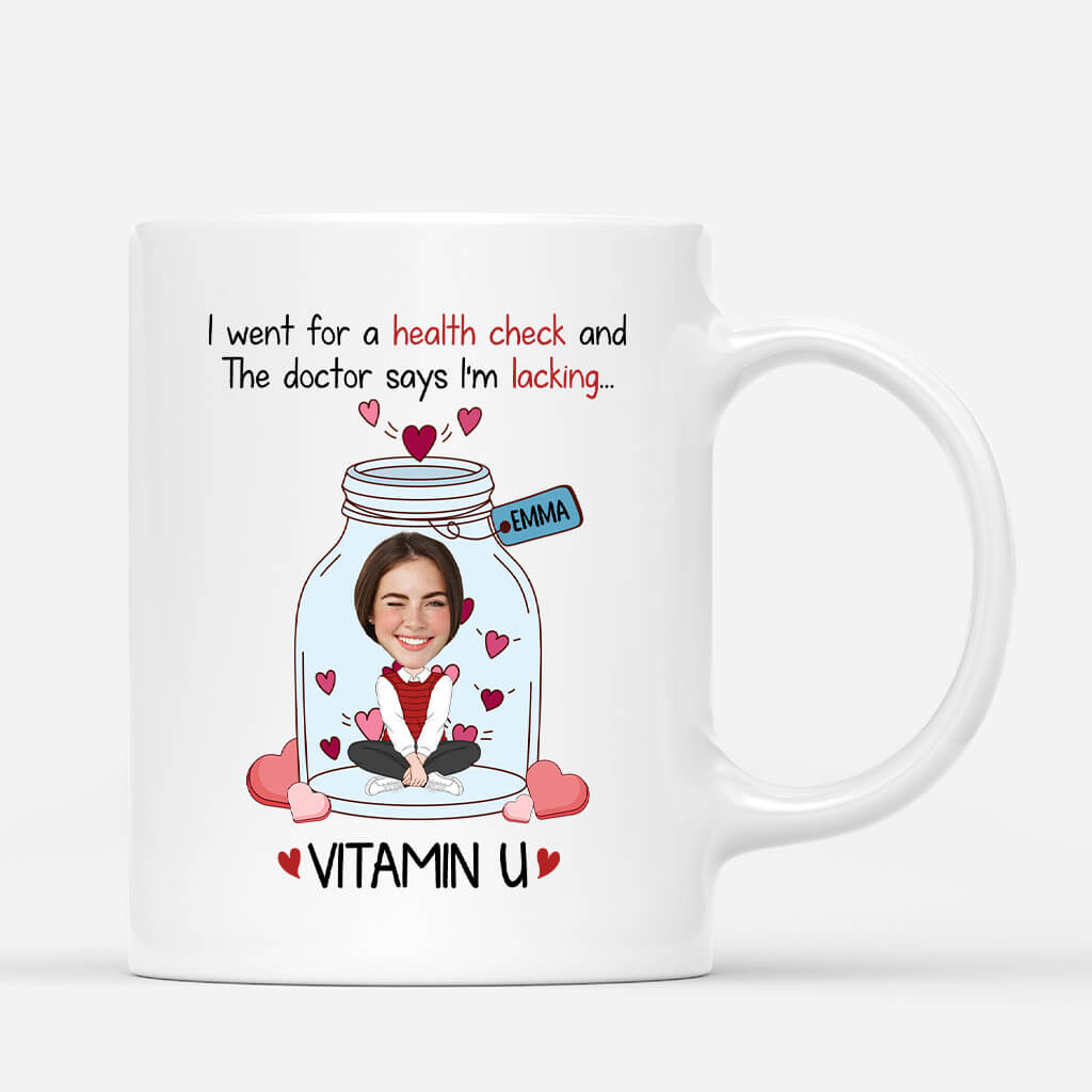 1752MUK1 personalised im lacking vitamin u mug