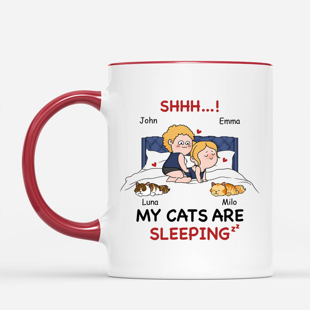 1771MUK2 personalised my cats are sleeping mug