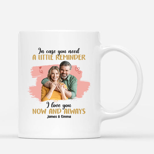 1775MUK1 personalised i love you now and always mug