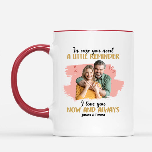 1775MUK2 personalised i love you now and always mug