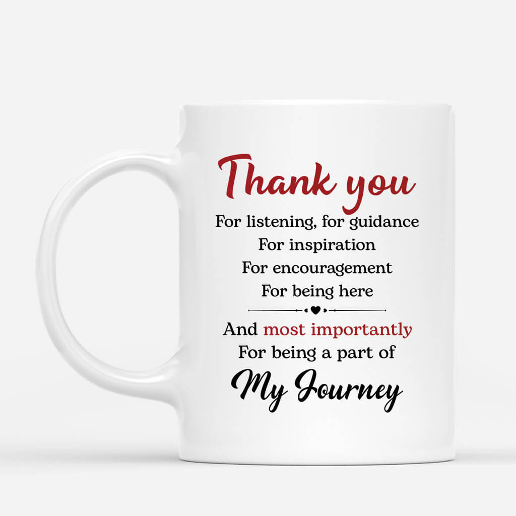1795MUK2 personalised thank you for everything mug