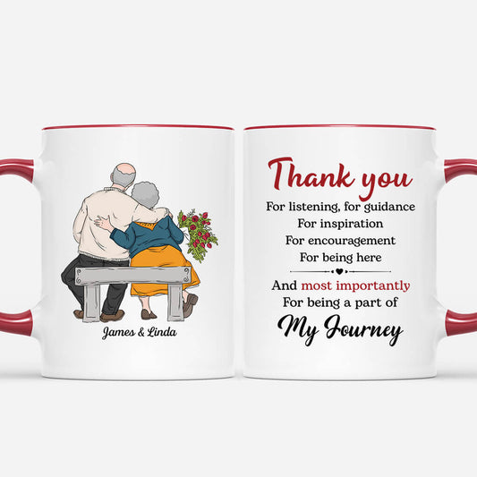 1795MUK3 personalised thank you for everything mug