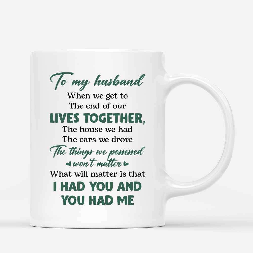 1797MUK3 personalised i had you and you had me mug