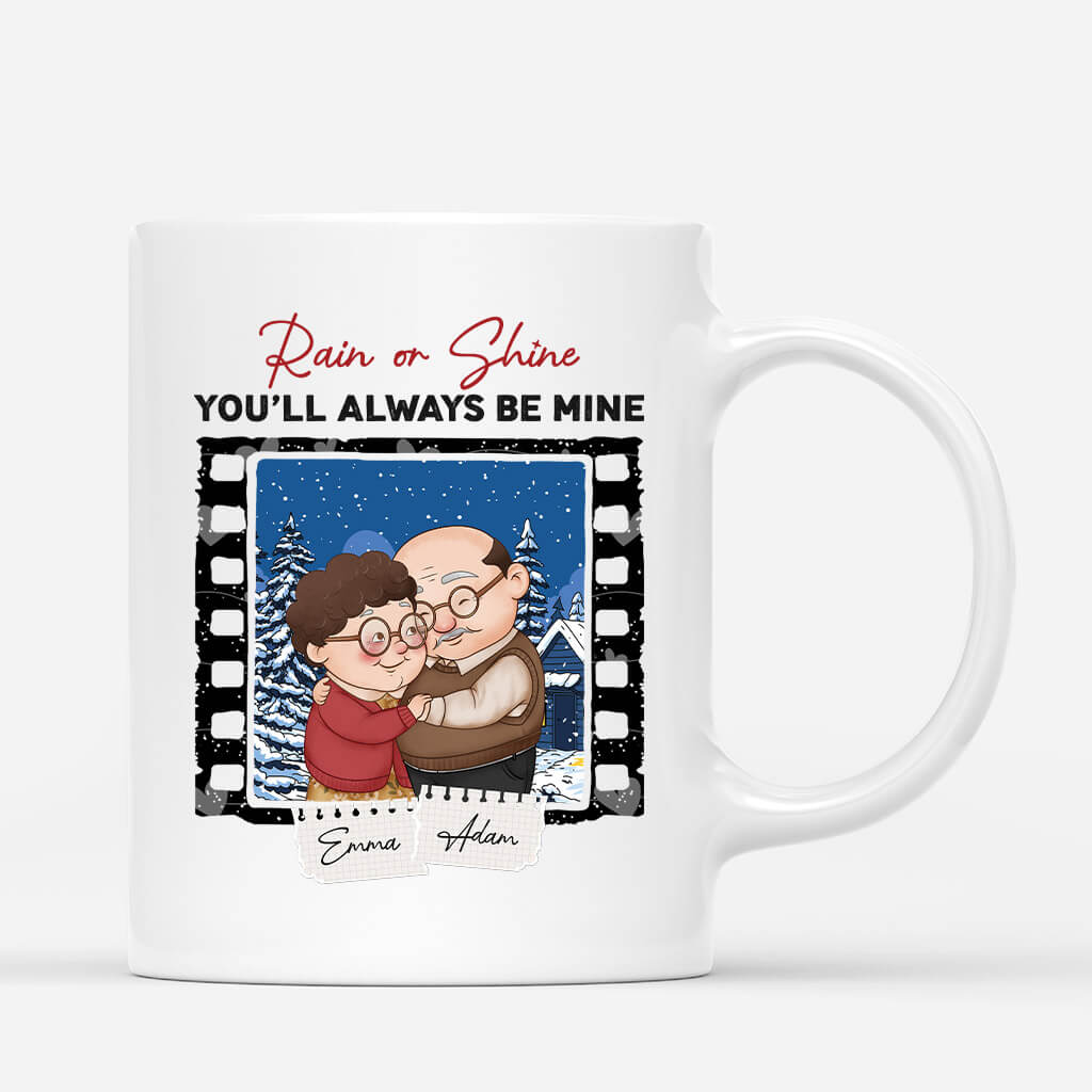 1818MUK1 personalised rain or shine youll always be mine mug