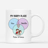1831MUK1 personalised my happy place mug