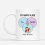 1831MUS1 personalized my happy place mug