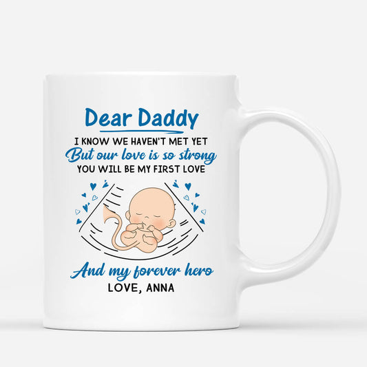 1837MUK1 personalised dear daddy mug