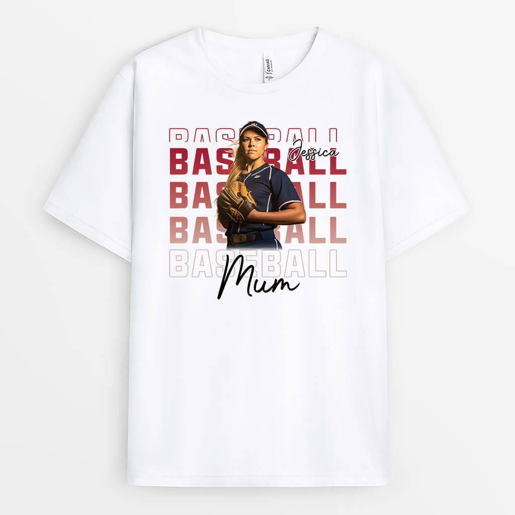 1841AUK2 personalised cool sport mum t shirt