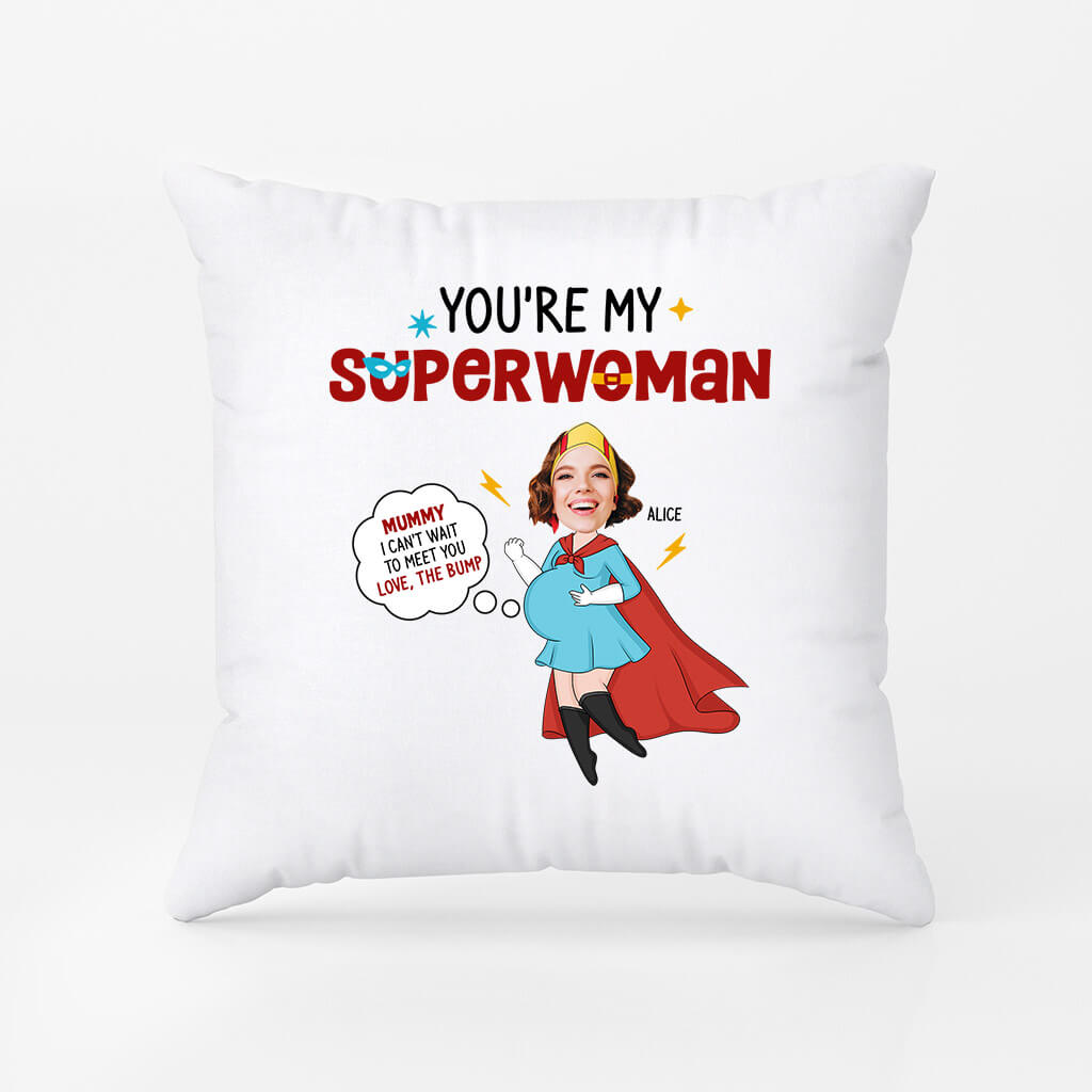 1846PUK1 personalised you are my super woman pillow