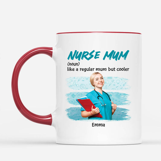 1849MUK2 personalised nurse mum mug