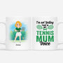 1854MUK1 personalised im not yelling this is my tennis mum voice mug