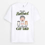 1857AUK1 personalised im not retired im a fulltime cat mum cat dad t shirt