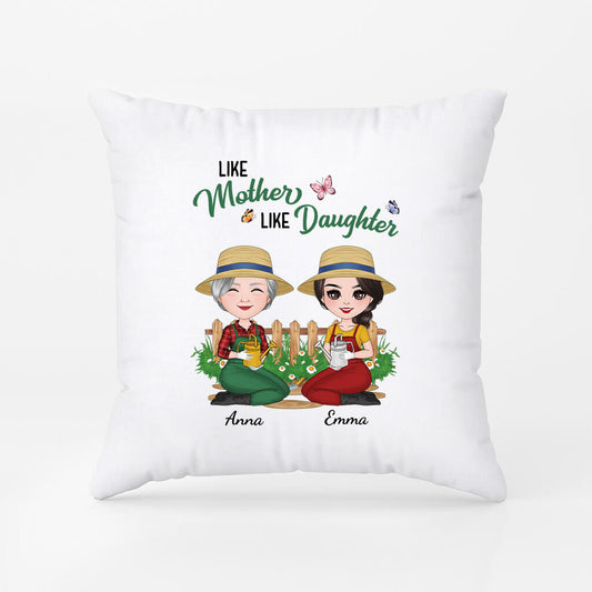 1864PUK1 personalised like mother like daughter pillow