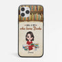 1865FUK1 personalised just a woman who loves books phone case