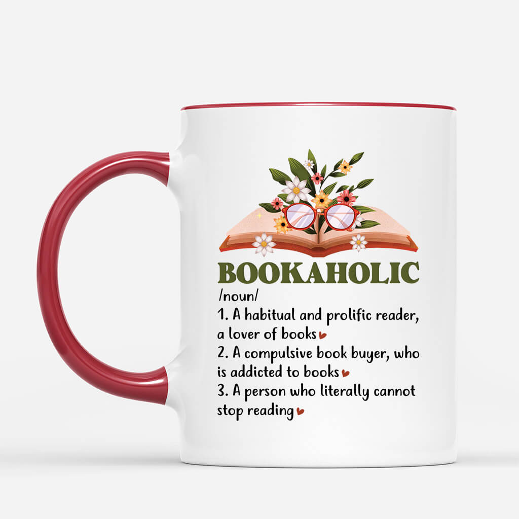 1868MUK3 personalised bookaholic mug