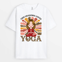 1889AUK1 personalised this mummy loves yoga t shirt