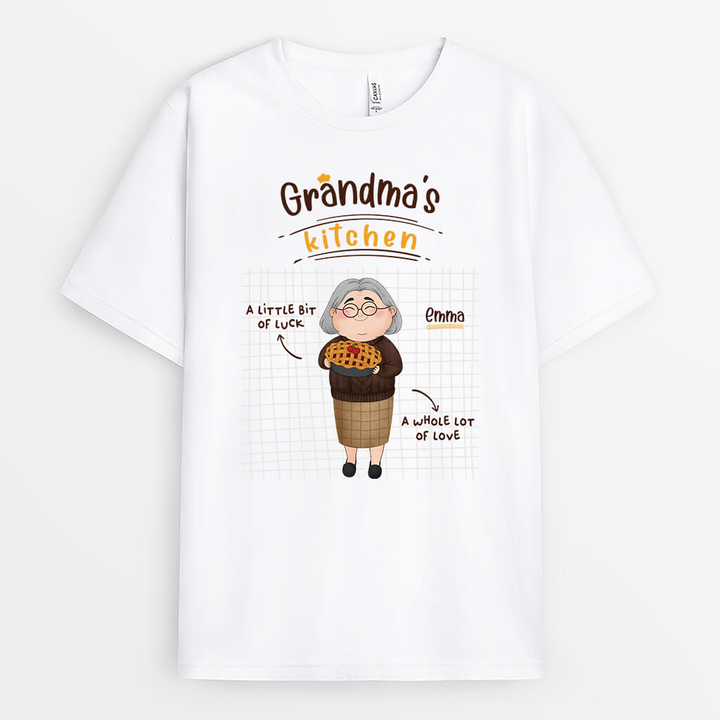 1891AUK1 personalised mummys kitchen t shirt