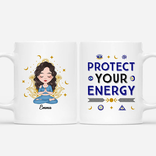 1894MUK1 personalised protect your own energy mug