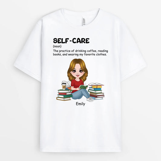 1901AUK1 personalised best self care t shirt