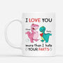 1919UK2 personalised love you more than i hate your farts mug