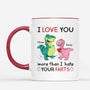 1919US1 personalized i love you more than i hate your farts mug