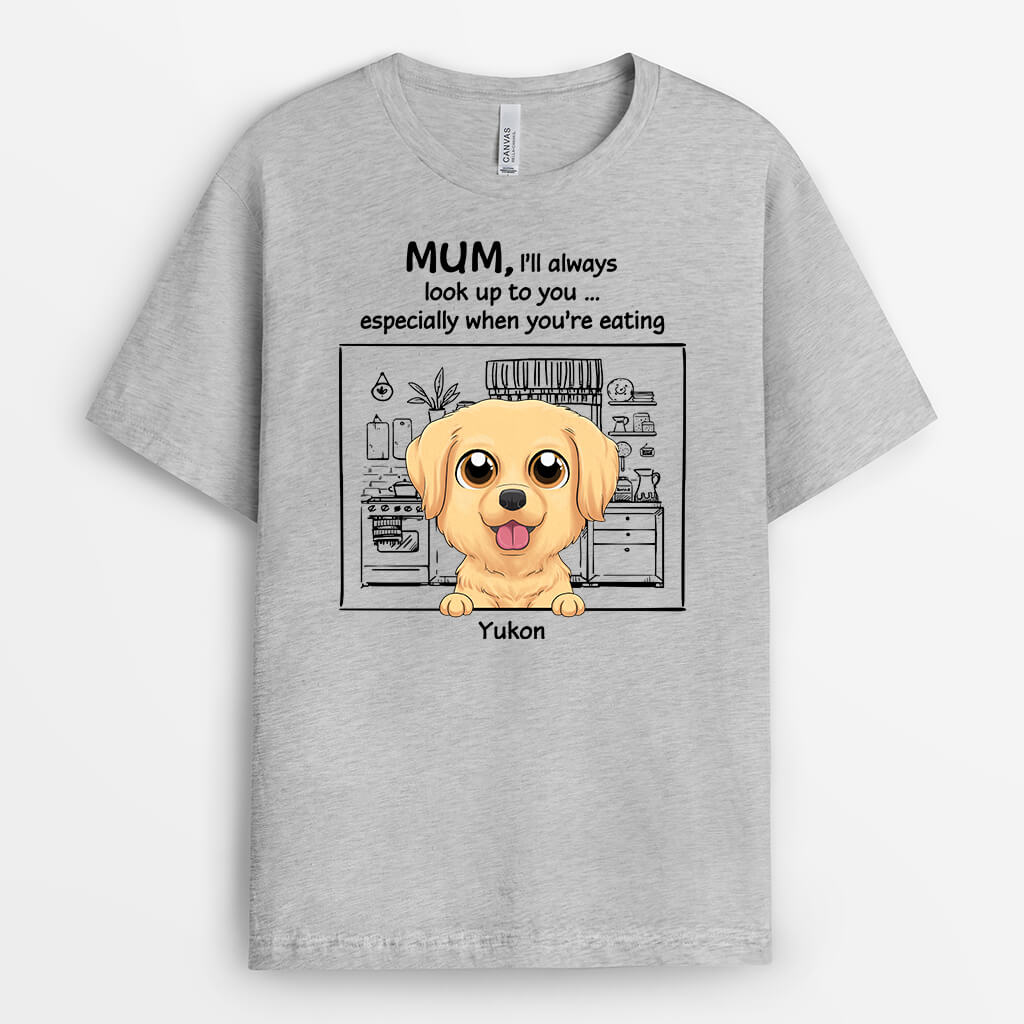 1930AUK1 personalised mummy ill always look up to you t shirt