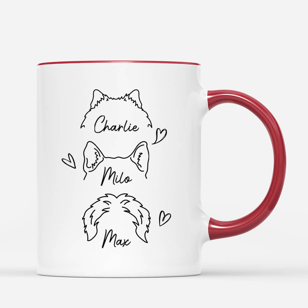 1934MUK3 personalised just a woman man who loves dogs mug