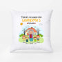 1935PUK1 personalised no place like grandma grandpa mama papas house pillow