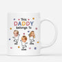 1939MUK1 personalised this best daddy belongs to mug